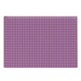 thumbnail image 1 of Quatrefoil Cutting Board, Folkloric Vintage Motif Creates Repetitive Rhombuses in Colors Print, Decorative Tempered Glass Cutting and Serving Board, in 3 Sizes, by Ambesonne, 1 of 2