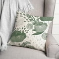 thumbnail image 3 of Creative Products Simple Floral Green 18 x 18 Indoor / Outdoor Pillow, 3 of 3