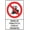 Warning Sign 1, variant on Right Side No Stopping Any Time Warning Sign - 8"x12", Security Metal Decor for Business, Office, Home, Street, Road, Traffic Zones