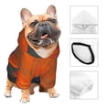 thumbnail image 2 of Bingfone Orange Net Fishing Boat Dog Clothes Hoodie, Pet Winter Coat,Puppy Sweatshirts for Small Dogs Boy Girl,Suitable for All Breeds-XX-Large, 2 of 6