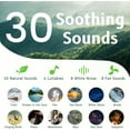 thumbnail image 2 of Easysleep Sound White Noise Machine with 25 Soothing Sounds with Memory Function 32 Levels of Volume and 5 Sleep Timer Powered by AC or USB for Sleeping Relaxation. (with Light), 2 of 13