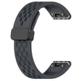 thumbnail image 2 of KOMI Quick Release Watch Band for Garmin, 20mm Silicone Watch Strap Soft Rubber Adjustable Replacement Wristband for Garmin Fenix 7S/Fenix 6S/Fenix 5S, Gray 20MM, 2 of 12