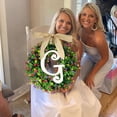 thumbnail image 1 of 1PC Unique Last Name Year Round Front Door Wreath With Bow Welcome Mini for Cabinets Small Grapevine Wreath Christmas for Outdoors Lit Wreath Lighted Wreaths for Outdoors Battery Operated, 1 of 3