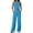 Blue, variant on PBFRDSJ Cotton Linen Sets for Women Cropped Tank Top Wide Leg Pant Set Beach Vacation Summer Spring Casual Outfit with Pockets