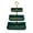 Green, variant on Scalloped 3-Tier Cupcake Stand Dessert Plates Plastic Square Tiered Serving Stand Display Tower Dessert Stand Holder for Wedding, Birthday Party, Tea Party and Baby Shower Decorations
