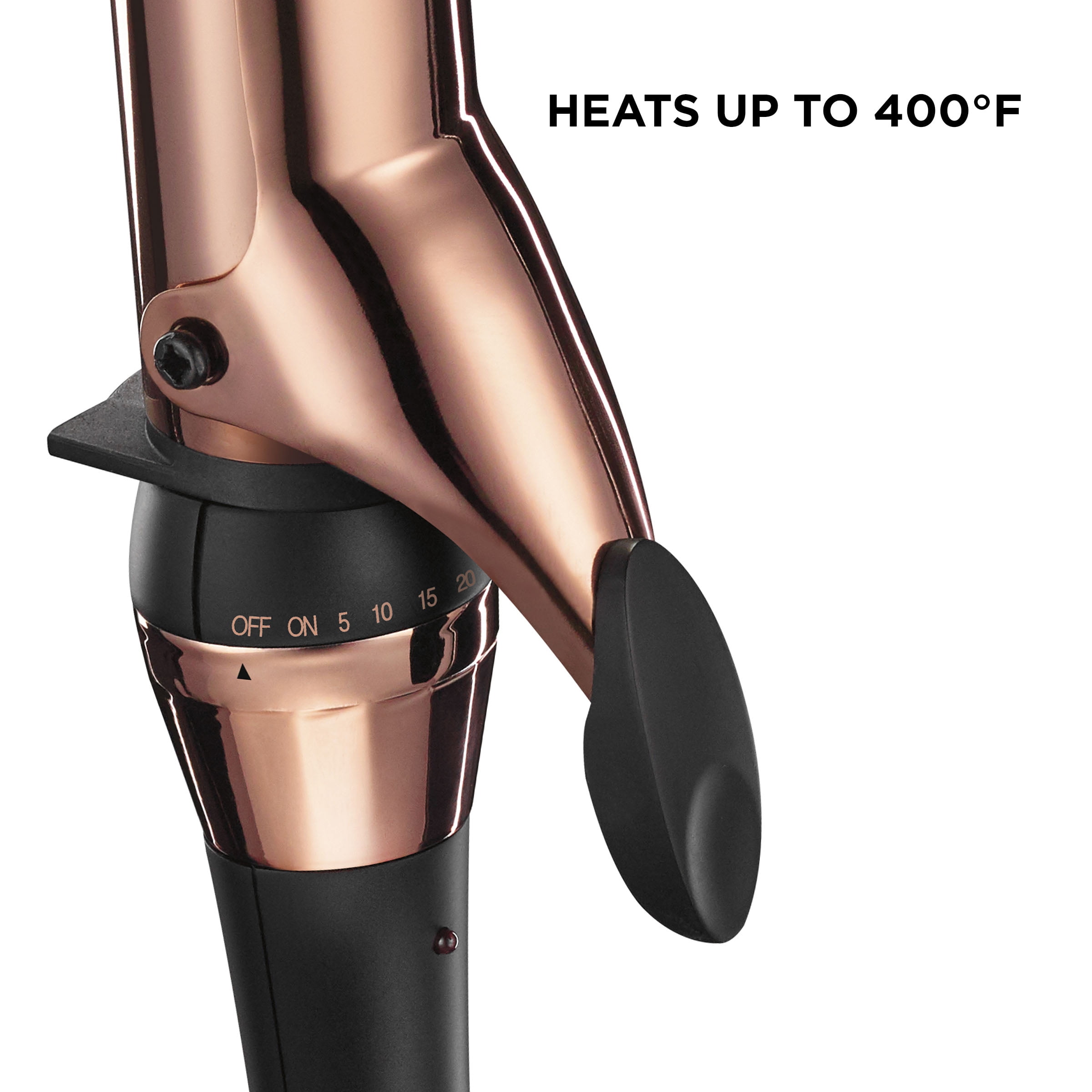 conair rose gold titanium curling iron