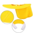 thumbnail image 1 of Sun Shade Hard Hat, Reflective Stripe Design Shade Hard Hat, Durable Orange Sturdy Fiber Material For Miner Worker Farmer Repairer, 1 of 8