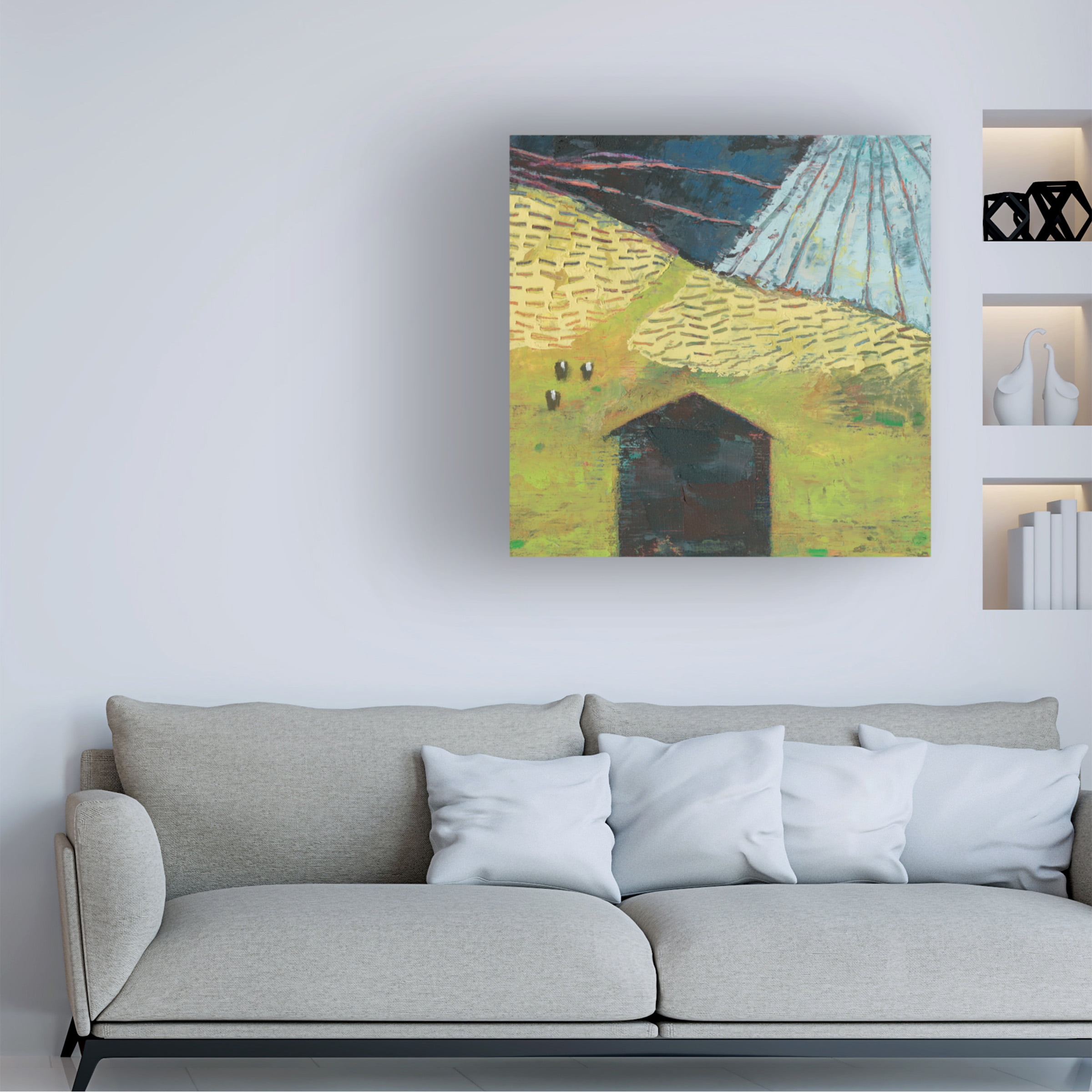 Sue Jachimiec 'Bear Valley Barn II' Canvas Art