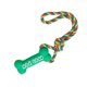 thumbnail image 3 of Juguete para la dentición de Perro Estilo Hueso Hacer Ruido Silicona Segura Cuerda de 11.4 Pulgadas Colores Brillantes Juguete para Masticar para Perros para Cachorros Mascotas pequeñas Verde, 3 of 5