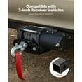 thumbnail image 4 of KFFKFF Winch Mount with 3600 lbs Capacity, 2-Inch Receiver, Powder-Coated Steel, Compatible with ATV, UTV, and Pickup Trucks, Black, 4 of 9