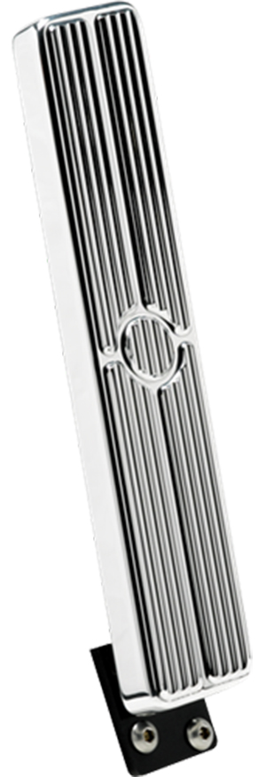 Billet Specialties 199350 BRAKE//CLUTCH PEDAL PAD Tri 55 56 57 FIVE Polished