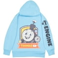 thumbnail image 5 of Thomas & Friends Full Steam Ahead Boys 2-Piece Fleece Set - Thomas the Tank Engine Hooded Pullover Sweatshirt and Joggers for Kids (Size 3T-8), 5 of 14
