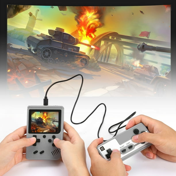 Consola de juegos portátil de bolsillo Gamepad 500 Reproductor de videojuegos Regalo (Gris)