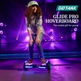 thumbnail image 5 of GOTRAX GLIDE PRO Bluetooth Hoverboard, 6.5" Wheels and 7 Colors Lights Self Balancing Scooters for 44-176lbs Kids Adults Multicolor, 5 of 8
