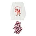 thumbnail image 2 of Fiomva Christmas Pajamas for Family, Deer Plaid Family Christmas PJS Matching Set Holiday Sleepwear for Adult Kids Baby, 2 of 10