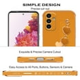 thumbnail image 6 of Compatible with Samsung Galaxy A14 5G Case Silicone Shockproof with Love Heart Wrist Strap Chain for Women, Galaxy A14 5G Case Ultra Thin and Soft Cases Samsung A14 5G Phone Case (Orange), 6 of 13