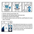 thumbnail image 5 of Philips Norelco Series 9000 Replacement Shaver Head, Model SH98. Features Metal Wheel Buckle and Upgraded DualLayer Precision Blades, Silver., 5 of 5