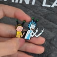 thumbnail image 4 of divertido regalo de dibujos animados pin rick and morty rick sanchez porcelana motivo pepino insignia, 4 of 4