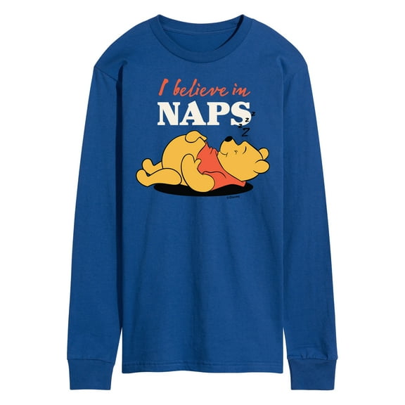 Winnie the Pooh - I Believe in Naps - Men's Long Sleeve T-Shirt