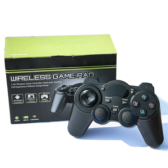 ZOUSSIQI Wireless Game Controller Sensitive 2.4G Joystick Controller for Android TV Set Top Box Black EL225#03808