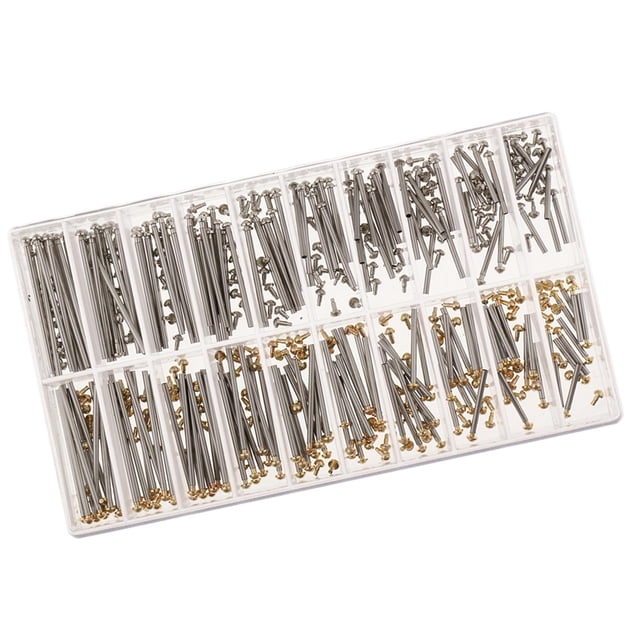 Pin Perno de Barra de Presión para Correa de Reloj con Extermo de Forma Remaches 10mm-28mm Sunnimix Barra de tornillo de correa