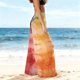 thumbnail image 5 of Pantalones de Pierna Ancha de las Mujeres de Gasa Ligera Protección Solar Cubierta de la Playa Estilo Bohemio Impreso Traje de Pantalones de las Mujeres, 5 of 8