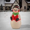 thumbnail image 2 of 24" Vintage Styled Blow Mold Snowman, 2 of 2