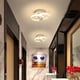 thumbnail image 4 of Lámparas de techo LED, lámpara de techo LED moderna y redonda, lámparas de acrílico para pasillo, lámparas de techo para cocina de pasillo, 4 of 5