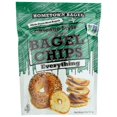 Hometown Bagel Chicago Style All Natural Everything Bagel Chips, 6 oz, (Pack of 12)