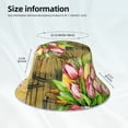 thumbnail image 6 of Disketp Watercolor Canary Bird Print Reflective Bucket Hat Beach Hat Summer Travel Sun Hats Fisherman Cap, 6 of 8