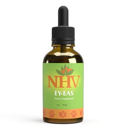 Pet Vision Eye Drops - NHV Ey-Eas - Natural Herbal Support For Pink Eye, Conjunctivitis, Eye Infections in Cats, Dogs, Pets