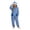 Pajama Set - Blue, variant on Samdudou Womens Onesie Pajamas Fuzzy Fleece Shark Animal Costume Sleepwear Long Sleeve Hooded Romper Lounge Jumpsuit Pjs for Halloween Parties and Couch Movie Time