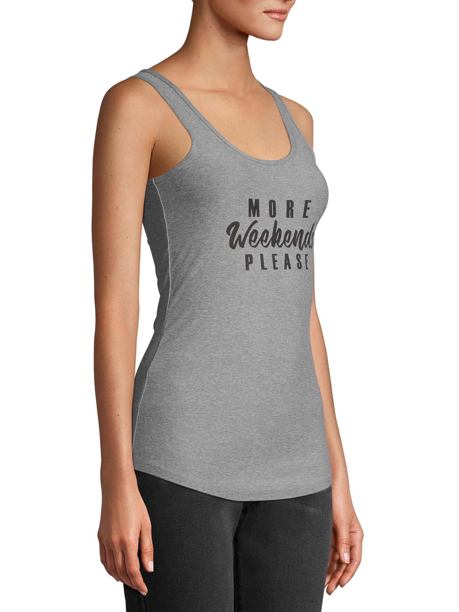 No Boundaries Juniors' Scoop Neck Tank Top