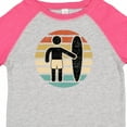 thumbnail image 4 of Inktastic Surfing Retro Sunset for Surfer Boys or Girls Toddler T-Shirt, 4 of 5