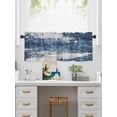 thumbnail image 5 of Valances for Windows Abstract Mottled Texture Rod Pocket Cafe Window Treatments Valance Curtains for Kitchen Bathroom Laundry Basement Windows 42"x12", 5 of 9