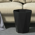 thumbnail image 5 of Kitchen Trash Can, Step-On Garbage Can with Lid, Tall Kitchen & Bathroom Trash Can, Small Office Waste Bin, Black - Xuniizn, 5 of 9