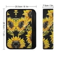 thumbnail image 6 of WYYP Sunflowers Car Seat Belt Shoulder Pad - Protect Your Neck and Shoulder from Seat Belt Rubbing - Car Interior Decor - Ideal for Car Interior Accessories 2Pcs, 6 of 6