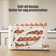 thumbnail image 5 of Egg Storage Box | Automatic Rolling Egg Holder | Multi-Layer Large Capacity Container | Fridge Door Organizer | Plastic Sleek Easy-Clean Space-Saving Rack | 12.6x7.09x2.76 in | 1 Pack, 5 of 6
