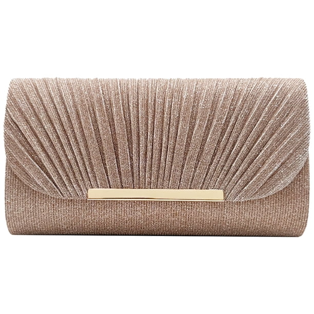Bolso Cuadrado Hombro Brillante Cruzado Con Cadena Elegante Formal para Mujer