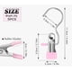 thumbnail image 2 of Ganchos de acero inoxidable para ropa, 7 unidades, antideslizantes, portátiles, para colgar ropa (rosa), 2 of 5