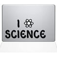 thumbnail image 1 of The Decal Guru I Atom Science Decal Vinyl Sticker, 11" MacBook Air, Black (1365-MAC-11A-BLA), 1 of 1