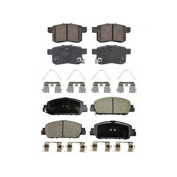 Brake Pad Set - Compatible with 2013 - 2017 Honda Accord 2014 2015 2016