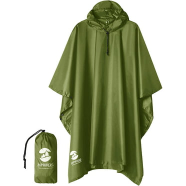 Frogg Toggs Ultra-Lite2 Waterproof Breathable Poncho, Dark Green, One ...