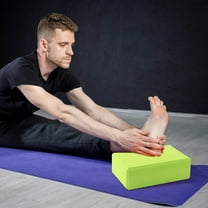 High-Density Non-Slip EVA Yoga Block for Stretching, Pilates & Dance | 9" x 6" x 3" Foam Brick for Enhanced Fitness & Flexibility Support