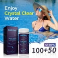 thumbnail image 3 of Pool Test Strips 7 in 1, 150 Strips Pool & Hot Tub Test Kit Strips, Pool Essentials Water Chemical Testing for Chlorine, Bromine, pH, Hardness, More, All in One Set | Lab Recommend | Quick Test Way, 3 of 8