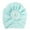 Mint Green, variant on LFEOOST Baby Girl Toddlers Breathable Cotton Hat Newborn Knotted Hat Cute Donut Soft Turban Bow Knot Cap