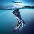 thumbnail image 5 of ruhuadgb 1 Pair Waterproof Socks Elastic Breathable Mid-Tube Soft Socks Foot Protection Windproof Winter Hiking Wading Riding Skiing Socks for Outdoor Sports, 5 of 8
