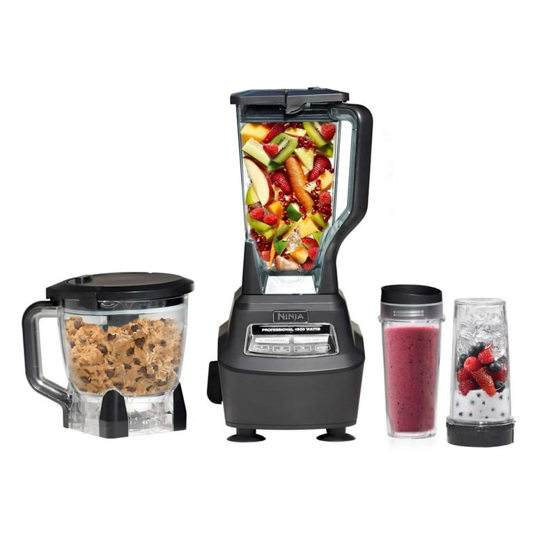 Ninja Mega Kitchen System 72oz Blender with Accessories - Black