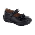 thumbnail image 1 of Zapato Escolar Coqueta para niña en piel negro Castor con moño decorativo, 1 of 4