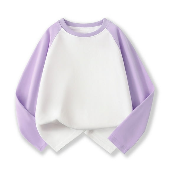 Campaign Girls Long Sleeve Baseball Tee Soft Raglan Shirt Comfortable Toddler Kids Top Casual Playwear Stylish Design